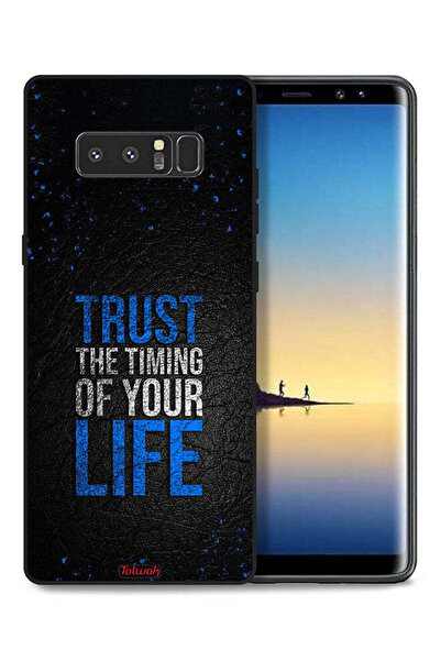 Tolwak غطاء حماية لهاتف سامسونج جالكسي نوت 8 ثق بتوقيت حياتك