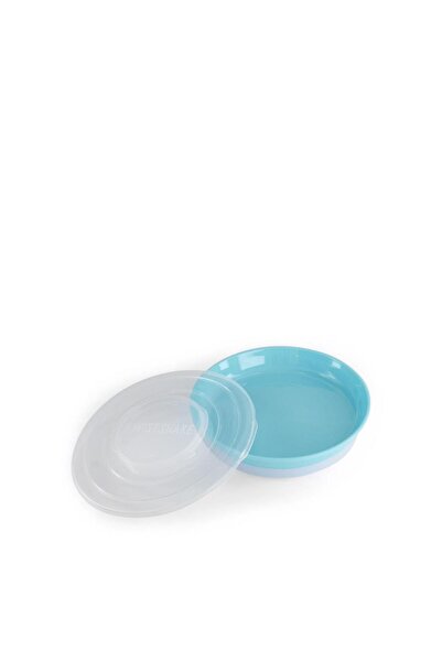 Twistshake Blue Covered Baby Kids Plate (6+ Months)