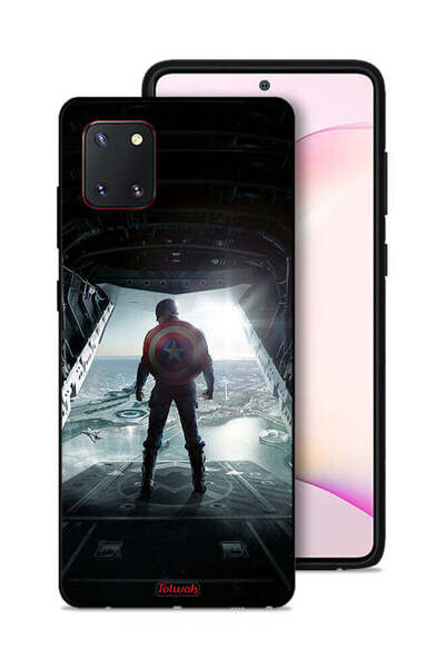 Tolwak غطاء حماية لهاتف سامسونج جالكسي نوت 10 لايت بتصميم صورة كابتن أمريكا