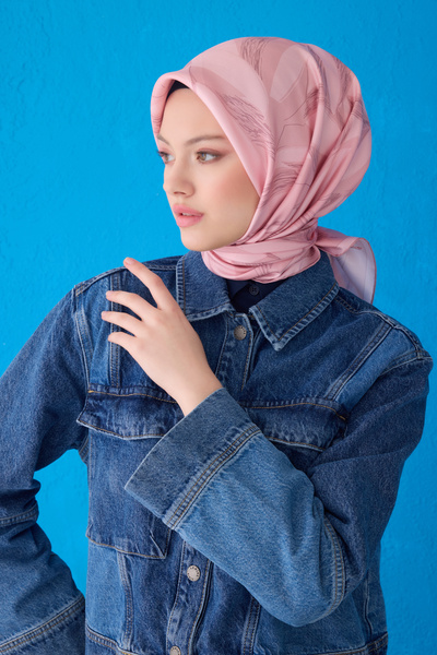 Belli Φουλάρι ΠΟΥΛΕΤΑ ΚΑΘΑΡΟ ΜΕΤΑΞΩΤΟ 4123D (TWİLL)-01