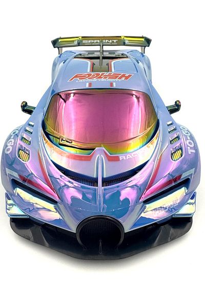 Generic MZtoyz 1/16 RC Drift Car Cool Lights USB Rechargeable Fast RC Car Purple