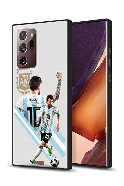 Tolwak Samsung Galaxy Note 20 Ultra Protective Case Cover Leo Messi Art