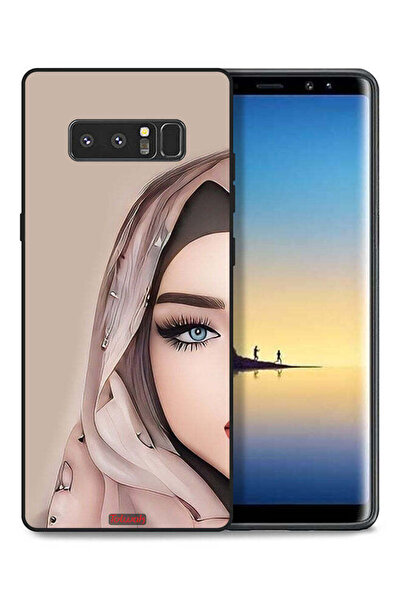 Tolwak غطاء حماية لهاتف سامسونج جالاكسي نوت 8 بتصميم فتاة نصف وجه