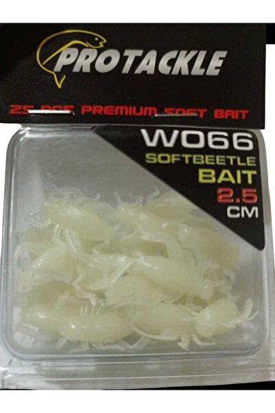 Protackle W066 LRF / SPİN YUMUŞAK BÖCEK SİLİKON YEM - GLOWLU - Luminous