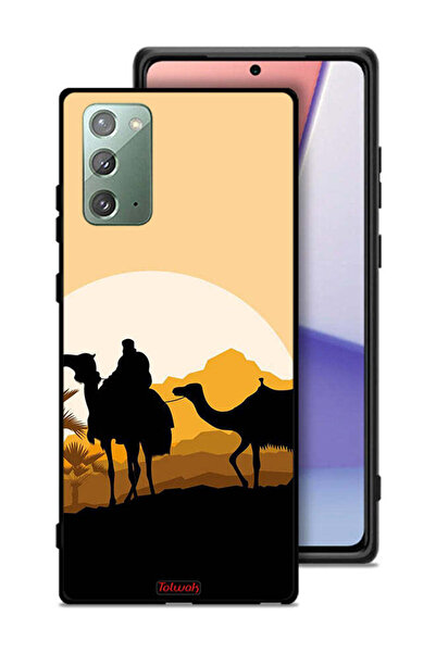 Tolwak غطاء حماية لهاتف سامسونج جالكسي نوت 20 برسومات جمال في الصحراء
