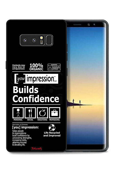 Tolwak غطاء حماية لهاتف سامسونج جالكسي نوت 8 - ملصق يعزز الثقة