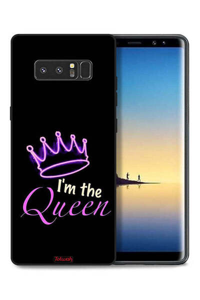Tolwak غطاء حماية لهاتف سامسونج جالكسي نوت 8 - أنا الملكة