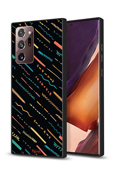 Tolwak غطاء حماية لهاتف سامسونج جالكسي نوت 20 ألترا بنمط خطوط X مجردة