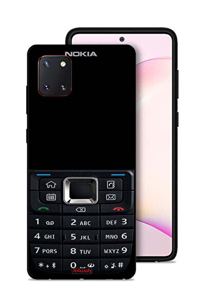 Tolwak غطاء حماية لهاتف سامسونج جالكسي نوت 10 لايت بنمط هاتف قديم