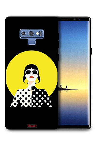 Tolwak غطاء حماية لهاتف سامسونج جالكسي نوت 9 بتصميم فتاة أنيقة