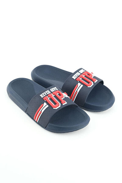 TECOS Papuci sport pentru barbati, Tecos®, marime 42, 26.5 cm, talpă EVA antiderapantă, NEVER GIVE UP