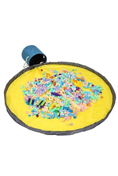 Arabest Foldable Toy Storage Basket With Play Mat