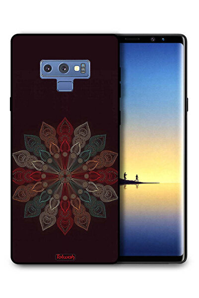 Tolwak غطاء حماية لهاتف سامسونج جالكسي نوت 9 بتصميم زهرة ماندالا