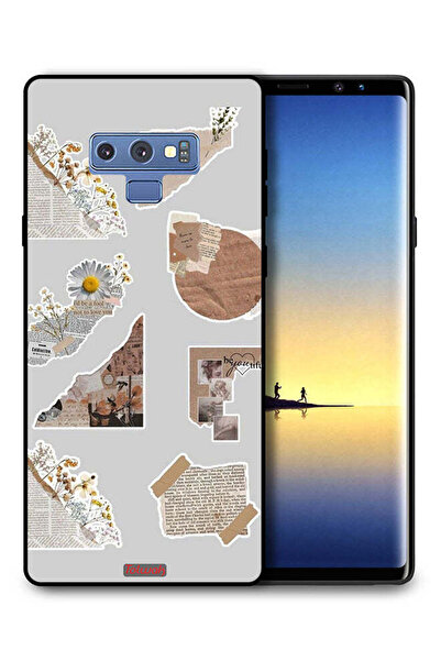 Tolwak غطاء حماية لهاتف سامسونج جالكسي نوت 9 مصنوع من قطع من الملصقات الورقية