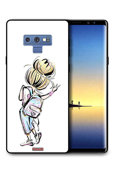 Tolwak غطاء حماية لهاتف سامسونج جالكسي نوت 9 بتصميم فتاة العودة إلى المدرسة