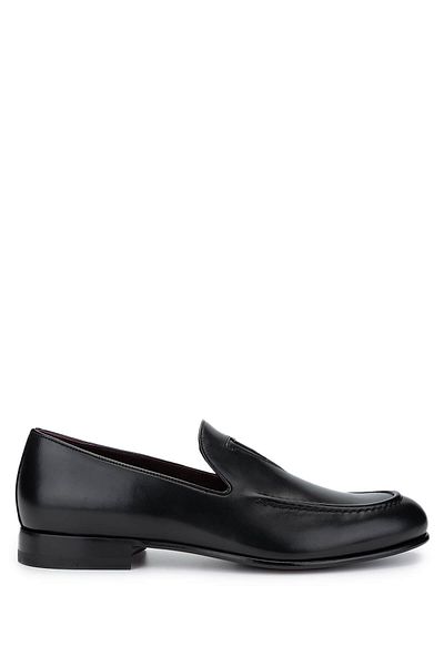 Valentino Men's Genuine Leather Black Classic Shoes