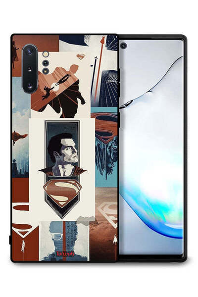Tolwak غطاء حماية لهاتف سامسونج جالكسي نوت 10 بلس برسومات سوبرمان