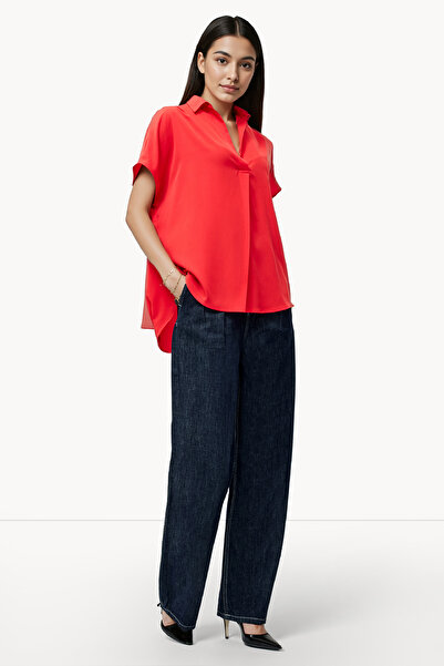 French Connection V Neck Regular Short Sleeve Top