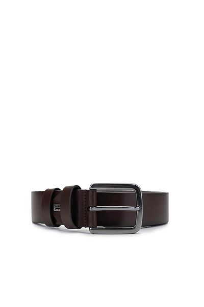 Tamer Tanca Men's Genuine Leather Brown Sports Belt