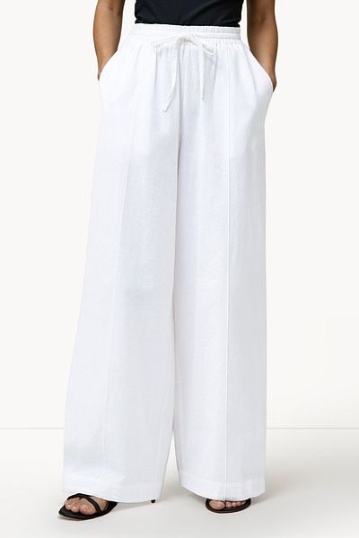 French Connection Basic Cotton Blend High-Rise Pants