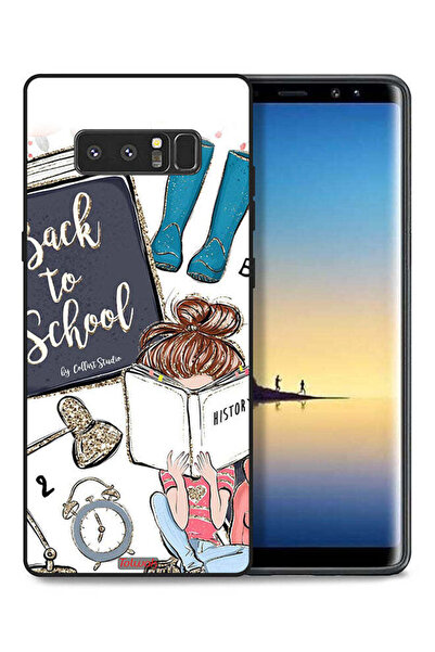 Tolwak غطاء حماية لهاتف سامسونج جالاكسي نوت 8 بتصميم فتاة مدرسية تقرأ التاريخ