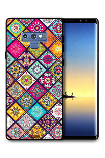 Tolwak غطاء حماية لهاتف سامسونج جالكسي نوت 9 بنمط مربعات ماندالا