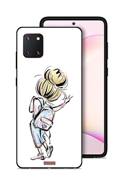 Tolwak غطاء حماية لهاتف سامسونج جالكسي نوت 10 لايت بتصميم فتاة العودة إلى الم...