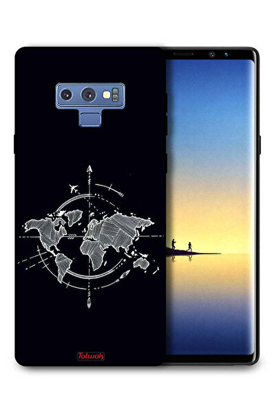 Tolwak غطاء حماية لهاتف سامسونج جالكسي نوت 9 بتصميم فن البوصلة