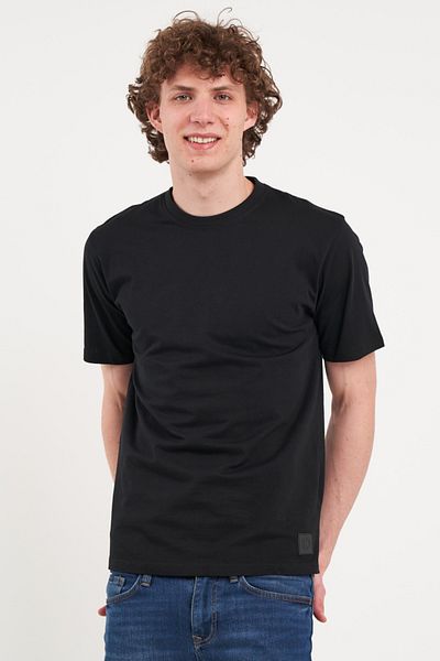 Kenvelo Tricou barbat deculoare uniforma cu logo