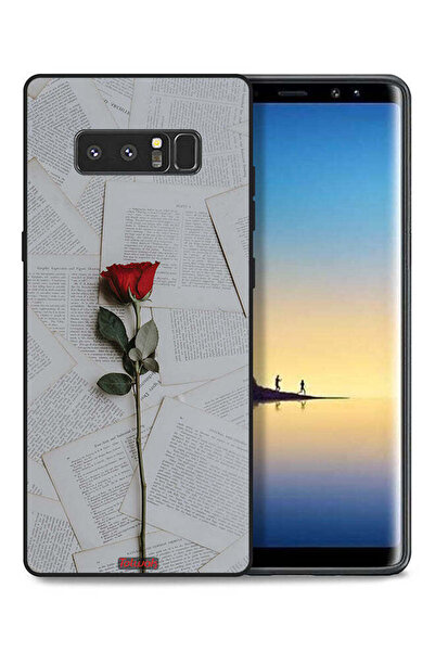 Tolwak غطاء حماية لهاتف سامسونج جالكسي نوت 8 وردي على ورق