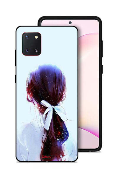 Tolwak غطاء حماية لهاتف سامسونج جالكسي نوت 10 لايت بتصميم ربطة شعر مع رباط شع...