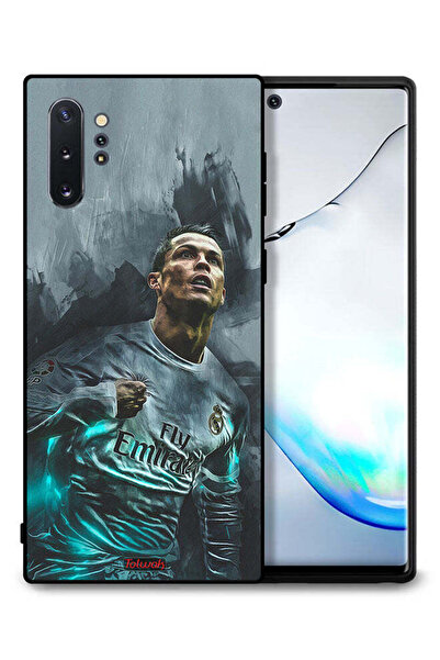 Tolwak غطاء حماية لهاتف سامسونج جالاكسي نوت 10 بلس برسومات كريستيانو رونالدو