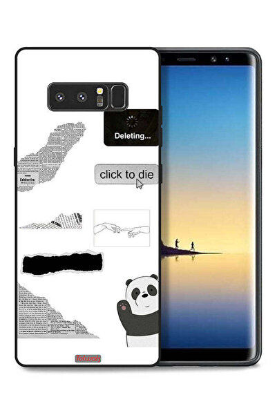 Tolwak غطاء حماية لهاتف سامسونج جالاكسي نوت 8 بتصميم باندا