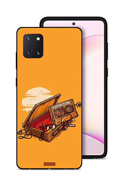 Tolwak غطاء حماية لهاتف سامسونج جالكسي نوت 10 لايت بتصميم شريط كاسيت وفن شريط...