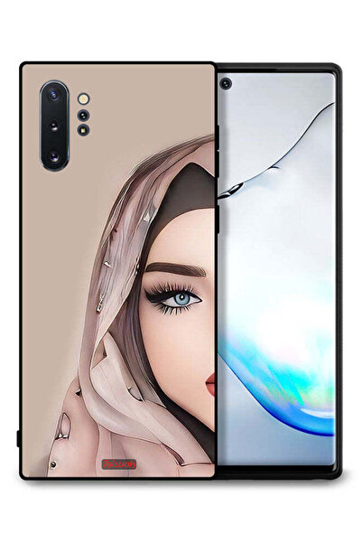 Tolwak غطاء حماية لهاتف سامسونج جالكسي نوت 10 بلس بتصميم فتاة نصف وجه