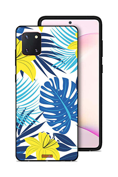 Tolwak غطاء حماية لهاتف سامسونج جالكسي نوت 10 لايت بتصميم ريش وزهرة