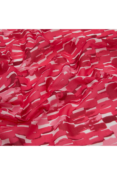 ipekevi Φούξια αφηρημένη αλυσίδα βαμβακερό σάλι