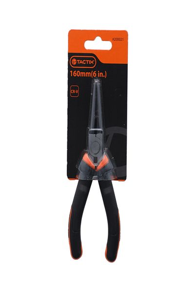 Tactix Chrome-Vanadium Steel Round Nose Plier