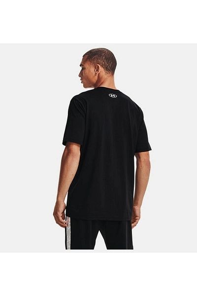 Under Armour Ua Abc Camo Boxed Logo Ss Μαύρο ανδρικό μπλουζάκι 1361673-001