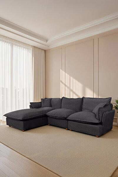 Eymense Lavinia Giydirilebilir Kılıflı L Köşe Koltuk