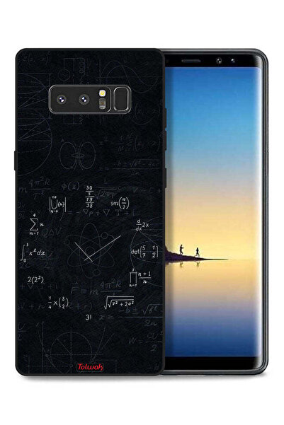Tolwak غطاء حماية لهاتف سامسونج جالكسي نوت 8 بتصميم ساعة رياضيات