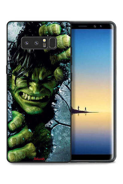 Tolwak غطاء حماية لهاتف سامسونج جالاكسي نوت 8 بتصميم هالك المذهل