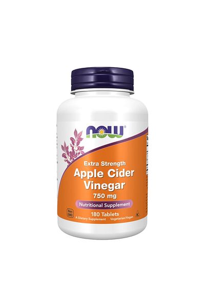 Now Extra Strength Apple Cider Vinegar, 180 Tablets, Weight Management