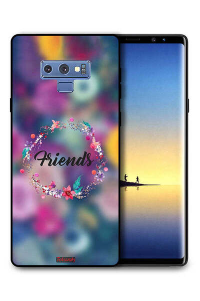 Tolwak غطاء حماية لهاتف سامسونج جالكسي نوت 9 بتصميم خاتم أصدقاء الزهور