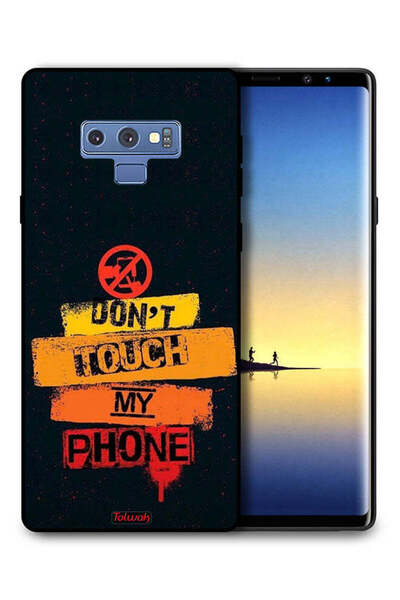 Tolwak غطاء حماية لهاتف سامسونج جالكسي نوت 9 - لا تلمس هاتفي