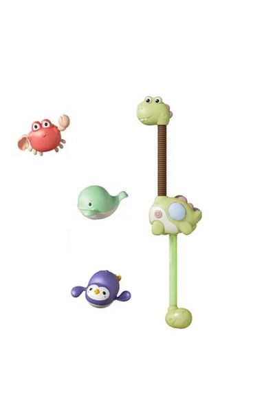 tumama Children's Bath Toy Dinosaur Model with Suction Cup Shower, Tumama