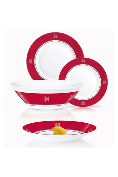 Luminarc Dining Set Luminarc Essence Rubis, 19 Pieces