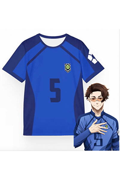 Minga London Blue Lock Yukımıya 5 Numara Forma Unisex T-shirt -Mingalondon