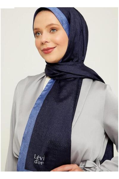 Levidor Halka Desen Monogram Şal