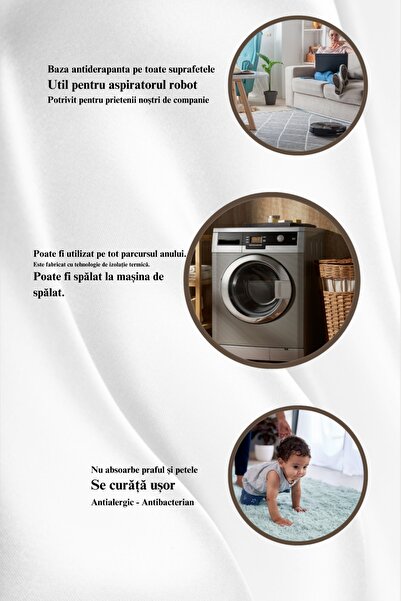 palermo home With digital print, with non-slip base, living room rug, children's room rug.